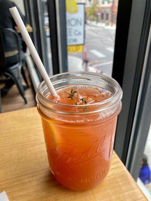 Strawberry-Basil Lemonade