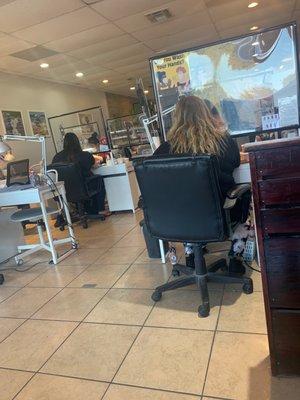 Extremely rude nail shop the least they can do is greet you