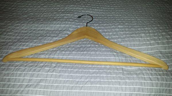 Two adults for three nights - we were given 3 hangers