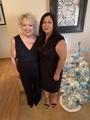 My niece, Mary, and myself, Pam Beck! We were at the Realtor's Christmas Gala it was wonderful!