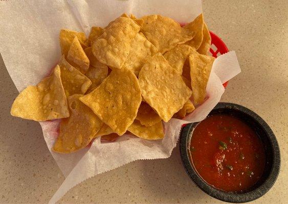 Chips and salsa to get the party started!