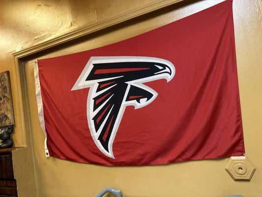 Falcons Rise Up banner on display!