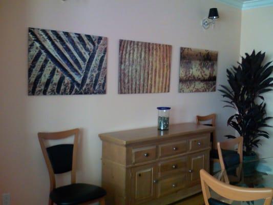 We can create custom designed artwork for your home or office.