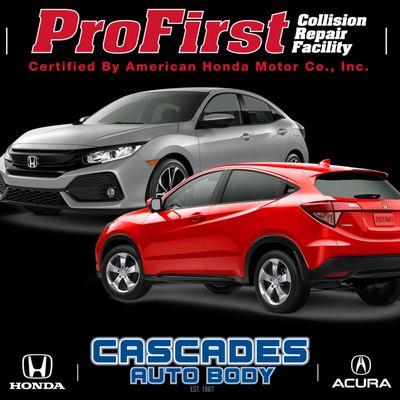 Cascades Auto Body is a Pro First Certified Collision Repair Facility