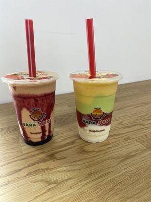 Left: Awar Qalb; Right: VARA Juice