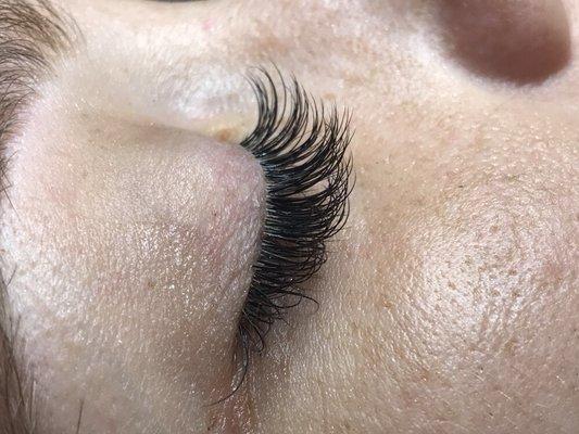 Mink eyelash extensions