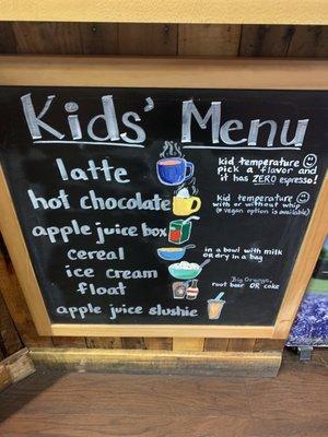 kid menu