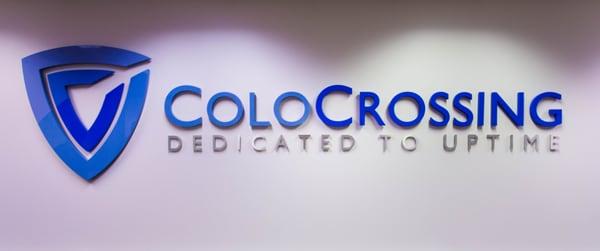 ColoCrossing conference room wall sign