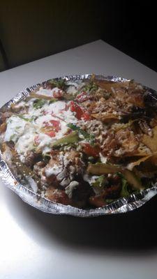 Carnitas nachos.