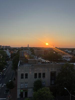 Beautiful view from the rooftop bar, Good Fortune!