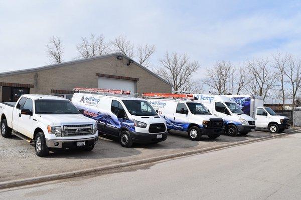 Our Fleet of Fully stocked Trucks