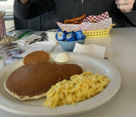 1+1+1 Mickey Mouse pancake combo