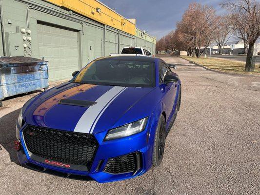 Re Wrap of this Audi TT RS in 3M 2080.