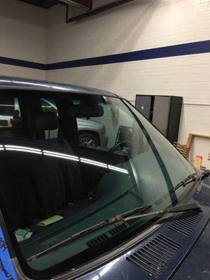 Completed with the new windshield.