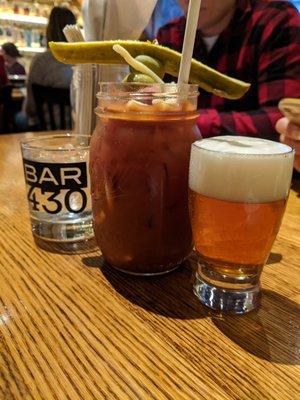 Bloody Mary and beer of your choice for a chaser