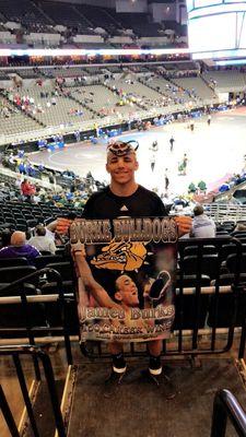 First day of state, got his 150 wins, two days later he got his 3rd state title.  Thanks crossface for your support!