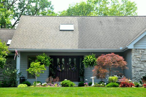 Roof cleaning removes the dark stains of algae from your roof. Algae can shorten the life of your shingles.