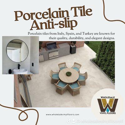 Anti slip porcelain tile 30x30