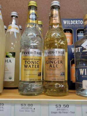 Yay, they have Fevertree tonic!