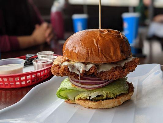 Crispy Fried Chicken Burger