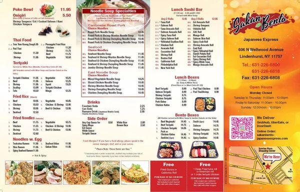 Restaurant 2022 new menu