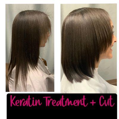 Keratin Treatment + Cut