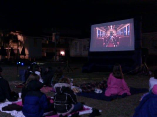 Polar express outside