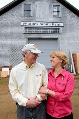 Carole Soule and Bruce Dawson, Miles Smith Farm Owners