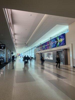 Hallway at gates