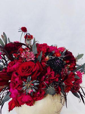 Pumpkin centerpiece arrangement