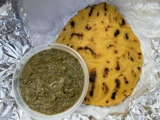 Maki ki roti sarson ka saag