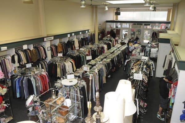 Always well stocked with women's, men's and children's clothing.