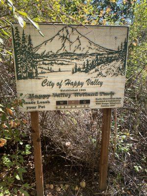 Wetland sign