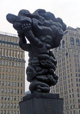 Jacques Lipchitz; Government of the People; dedicated 1976; bronze