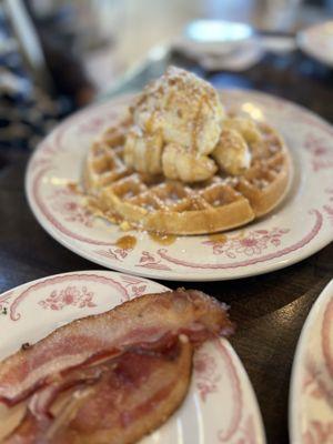 Banana Cream Pie Waffles