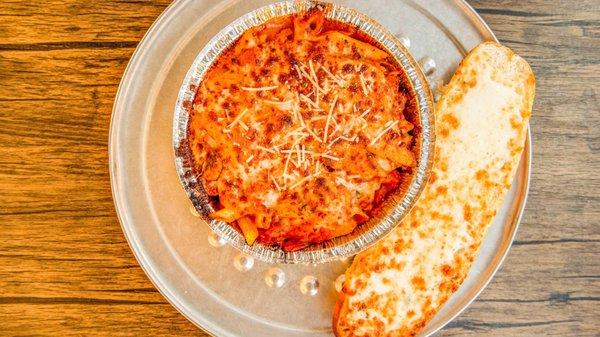 Cheese Bread with Pasta