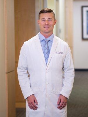 Joshua M. Matthews, M.D., is a fellowship-trained Orthopedic Surgeon, board eligible with the American Board of Orthopedic Surgery.