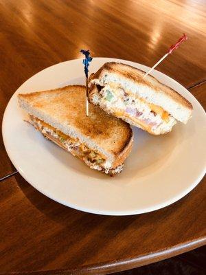 Delicious Tuna Melt special of the day, with your choice of a side. I chose a side salad.(not in photo because I already ate it!)