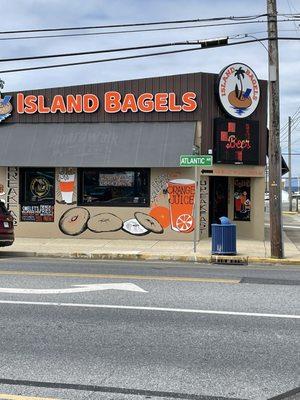 Store front right off the boardwalk