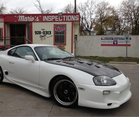 1994 Toyota supra  own by Mr. Reed.