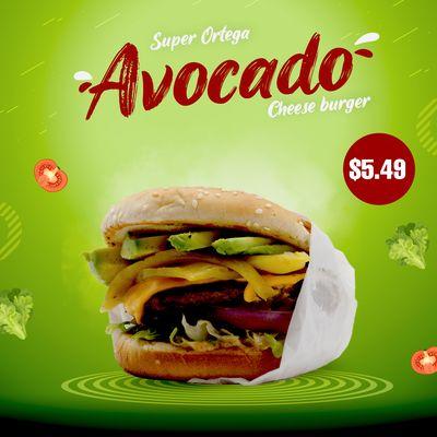 Yummy Avocado Burger only in $5.49