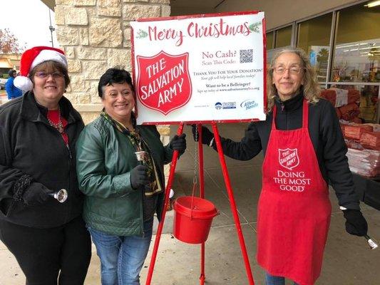 Ringing the Bell for the Salvation Army 2018