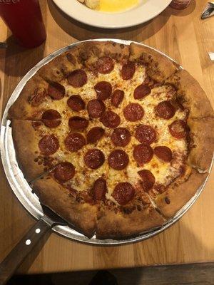 Large cheese and pepperoni