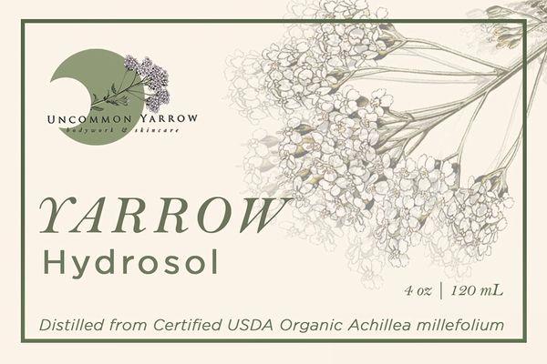 Organic, fresh distilled Yarrow Hydrosol from a NW family farm