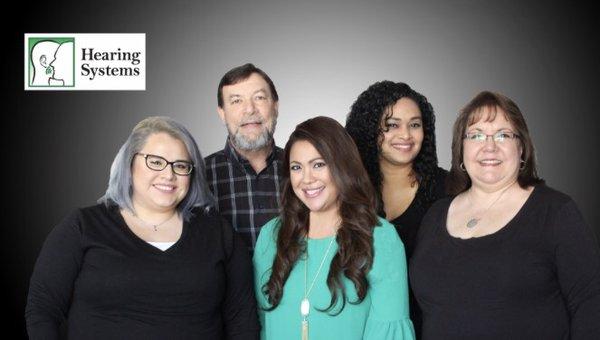 Stop by and meet our Audiology team! (Left to right:  Yuri Leija, Max McCarthy, Dr. Gemma Wall, Julie Vega, Marti Vasquez)