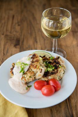 Adam's crab cakes with homemade remoulade are amazing!!