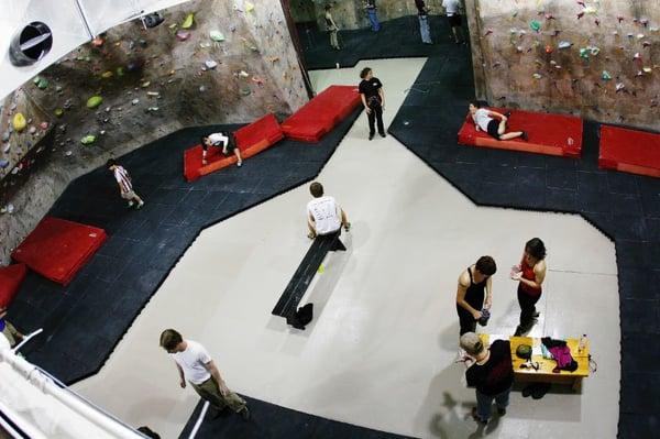 Extensive bouldering.