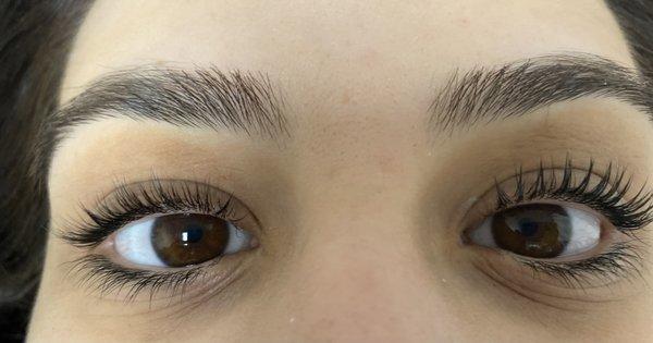 Lash lift & lash tint