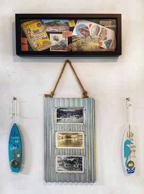 Chippewa Lake Amusement Park memorabilia adorn the wall and honor the once popular location.