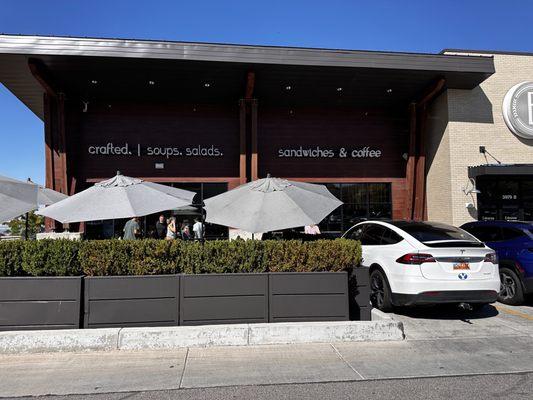 Patio and main entrance